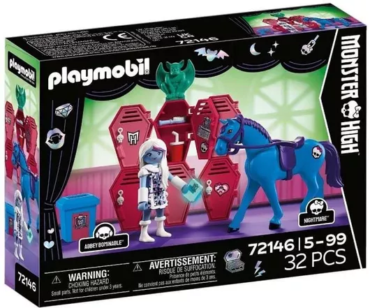 Playmobil Monster High Abbey Στα Αποδυτήρια για 5 Ετών