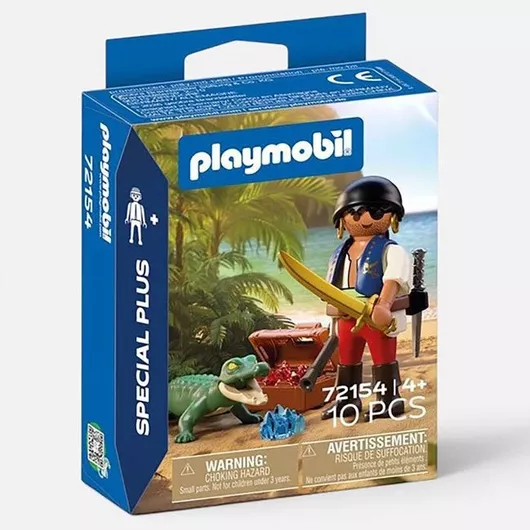 Playmobil Special Plus Πειρατής Εναντίον Αλιγάτορα για 4 Ετών