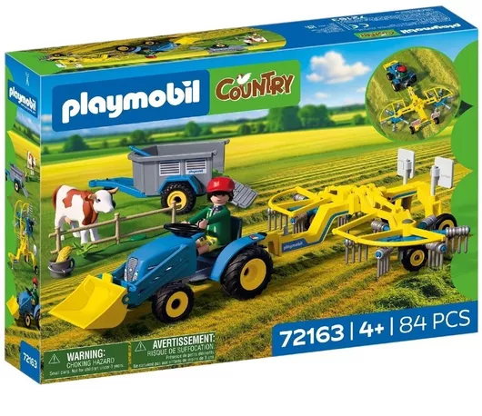 Playmobil Country Μικρό Τρακτέρ με Χορτοσυλλέκτη για 4 Ετών