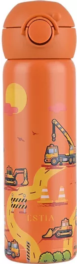 Estia Wonder Bottle Save The Aegean Ανοξείδωτο Παιδικό Παιδικό Παγούρι Θερμός με Καλαμάκι Non Spill The Big Build 500ml