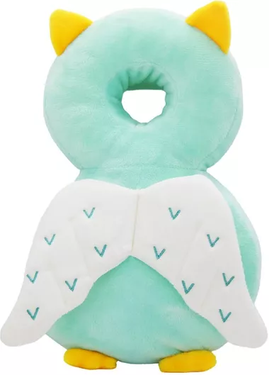 Giggles & Co. Velvet Προστατευτικό Κεφαλής από Ύφασμα Green Owl