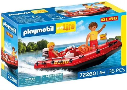 Playmobil MyLife Ναυαγοσωστική Λέμβος για 4 Ετών