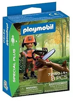 Playmobil Special Plus Ξυλοκόπος με Αλυσοπρίονο για 4 Ετών